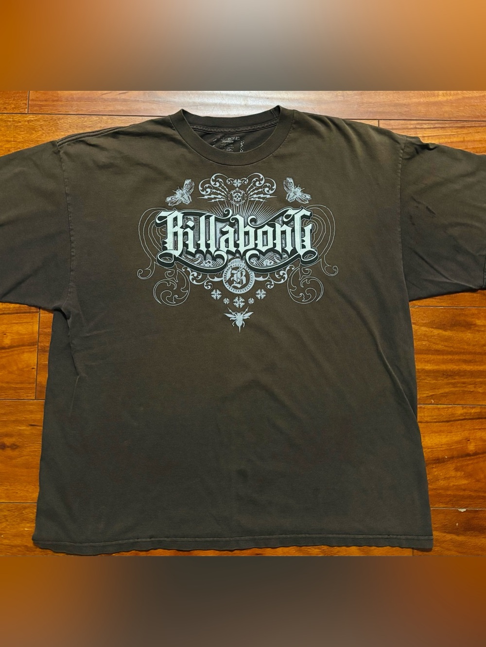 Billabong Mens Brown Shirt sz XXL VTG Y2K screen print